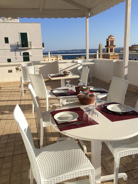 Hotel Città Bella in Gallipoli, Bari Terrasse