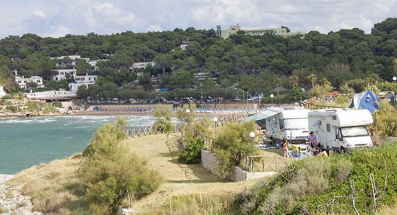 Villaggio Camping Internazionale Manacore in Peschici, Bari Landschaft