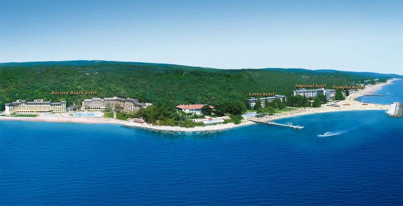 Riviera Beach Hotel in Goldstrand, Varna Landschaft