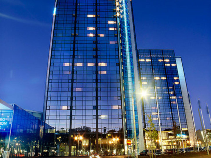 Gothia Towers in Göteborg, Göteborg (Schweden) Außenaufnahme