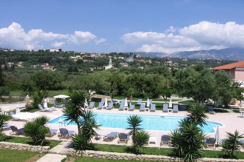 Pythos Studios & Apartments in Svoronata, Kefalonia Pool