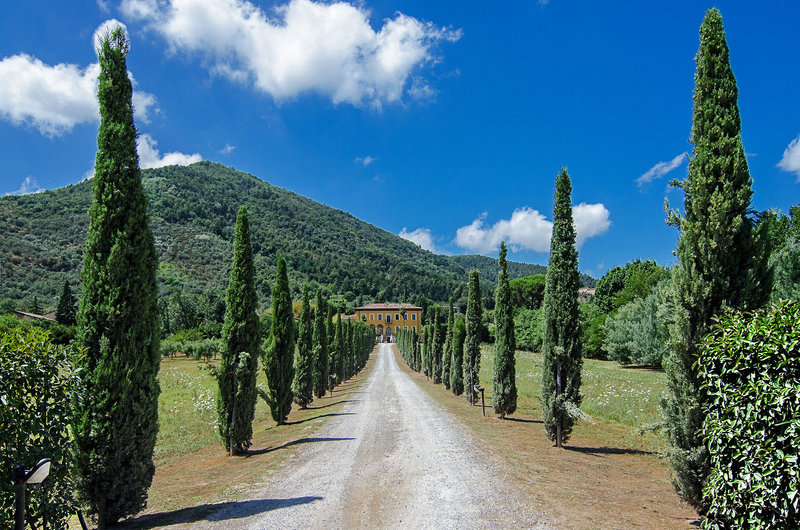 Villa Cheli in Lucca, Florenz Garten