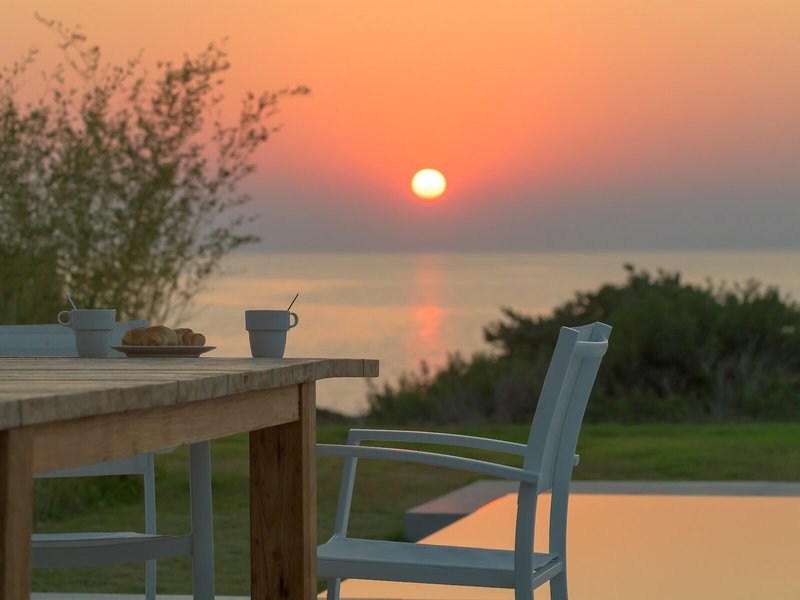 Albatross Villas in Gennadi, Rhodos Terrasse