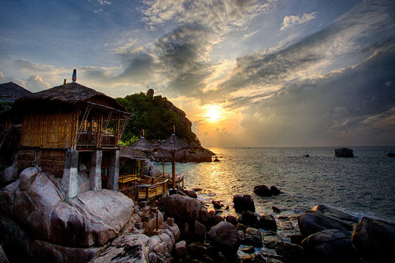 Charm Churee Villa Boutique Resort in Ko Tao, Koh Samui (Thailand) Landschaft