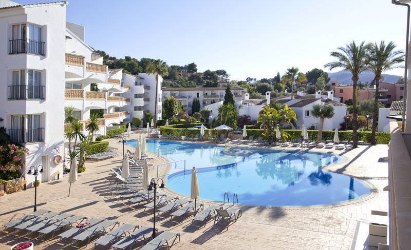 La Pérgola Aparthotel in Puerto de Andratx, Mallorca Außenaufnahme