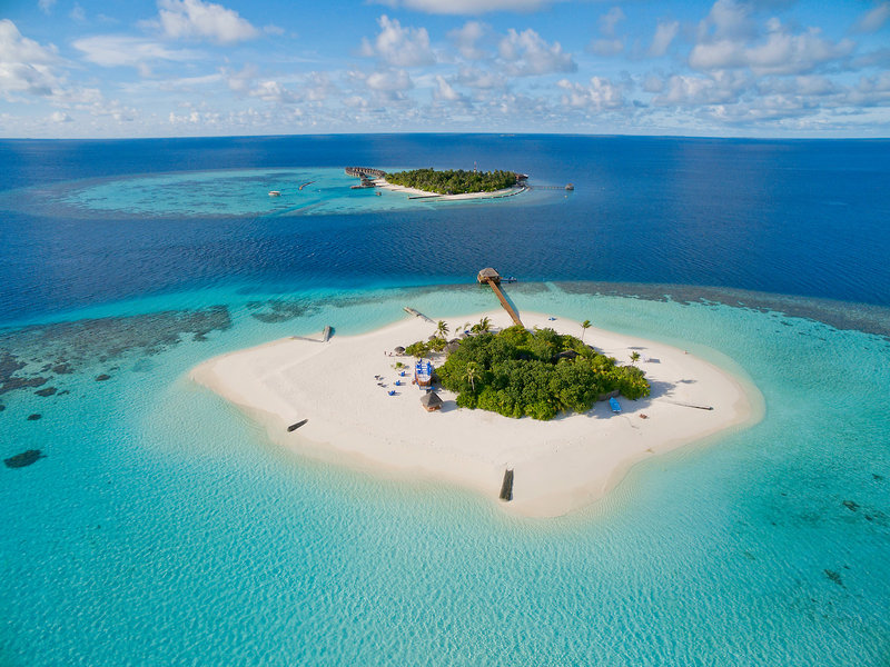 Outrigger Maldives Maafushivaru Resort in Maafushivaru, Male (Malediven) Außenaufnahme