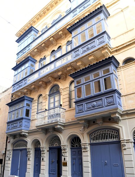 Palazzo Ignazio in Valletta, Malta Außenaufnahme