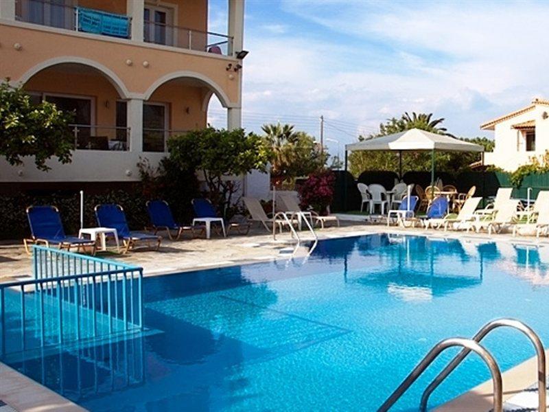 Hotel Coral in Roda, Korfu Pool