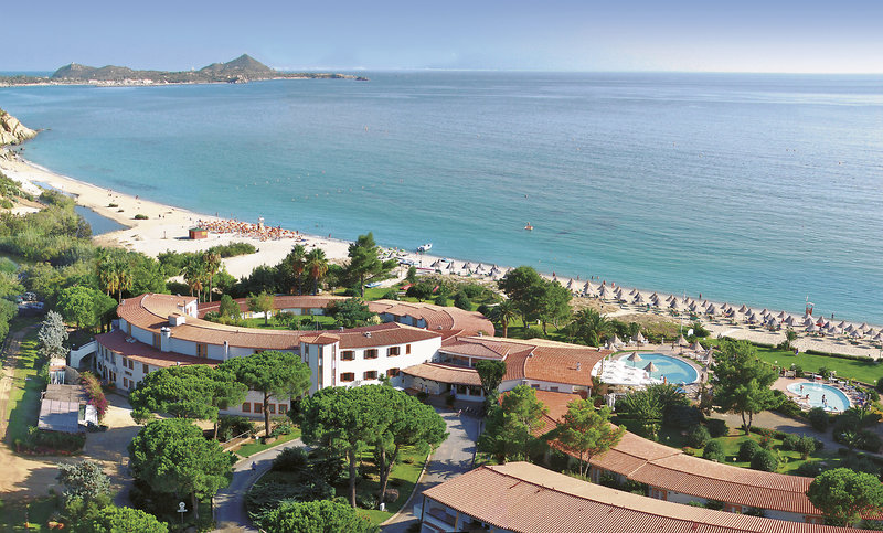 Cormoran Hotel in Villasimius, Cagliari Landschaft