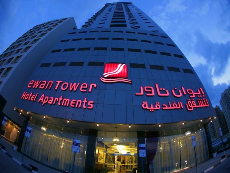 Ewan Tower Hotel Apartments in Ajman, Dubai Außenaufnahme