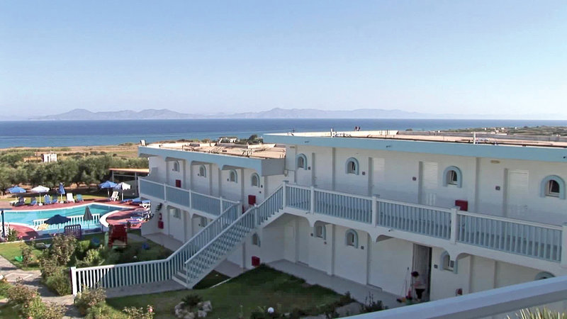 Summer View in Theologos, Rhodos Außenaufnahme