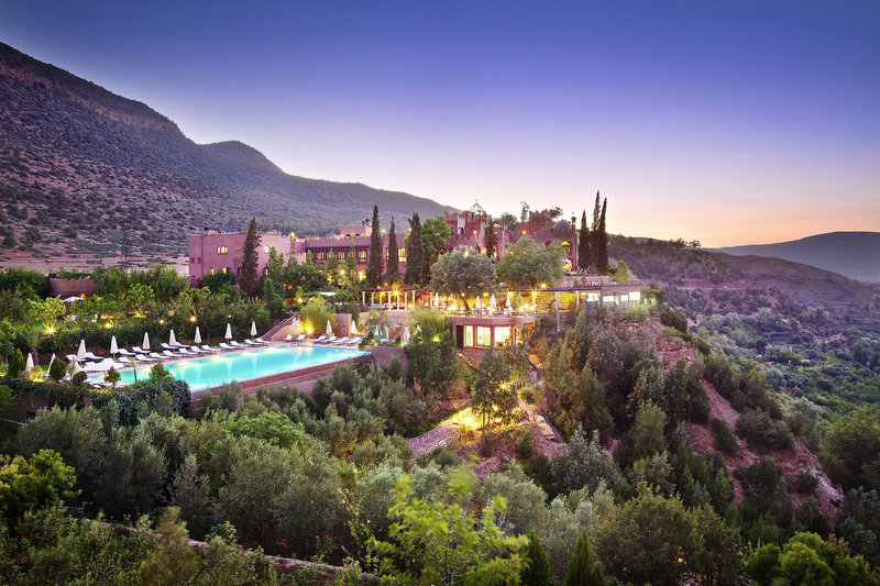 Kasbah Tamadot in Asni, Marrakesch (Marokko) Garten