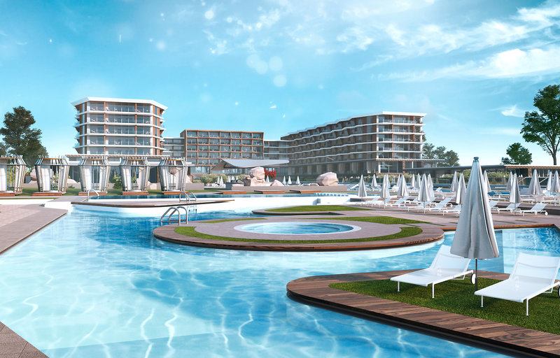 Wave Resort in Pomorie, Burgas Außenaufnahme