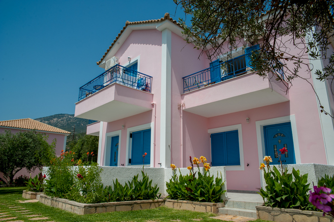 Afrato Village in Lourdata, Kefalonia Außenaufnahme