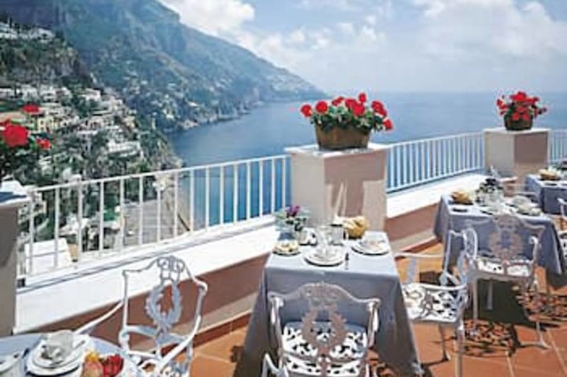 Casa Albertina in Positano, Neapel Terrasse