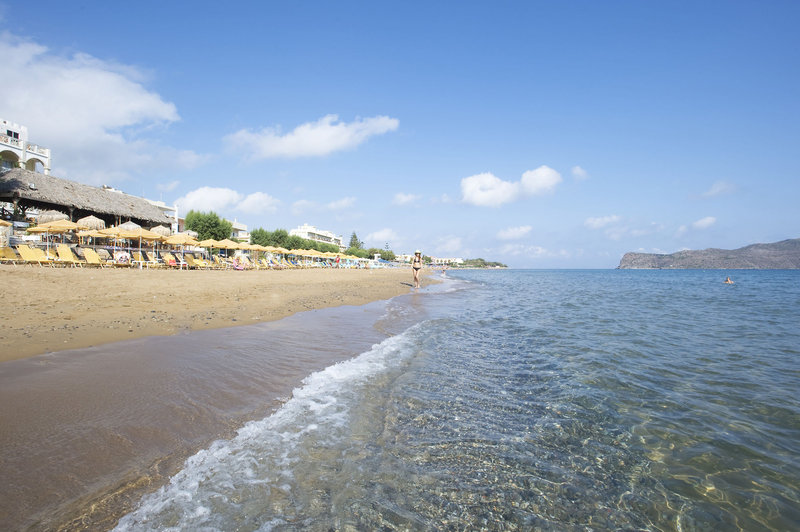 Galini Sea View Hotel in Agia Marina, Heraklion (Kreta) Strand