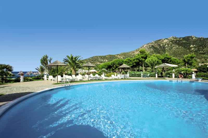 Hotel & Residence Cormoran in Villasimius, Olbia,Sardinien Pool