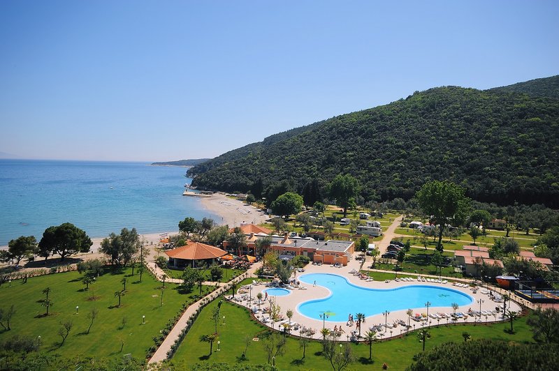 Oliva Camping Mobile homes in Rabac, Pula (Kroatien) Pool