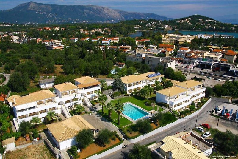 Asteraki Aparthotel in Gouvia, Korfu Außenaufnahme