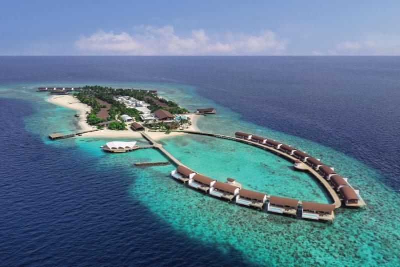 The Westin Maldives Miriandhoo Resort in Miriandhoo, Male (Malediven) Landschaft