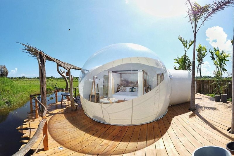 Green Land Bubble Glamping in Cabarete, Puerto Plata Terrasse