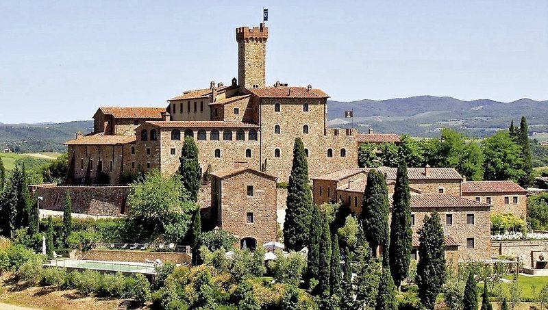 Castello Banfi Il Borgo in Montalcino, Florenz Außenaufnahme