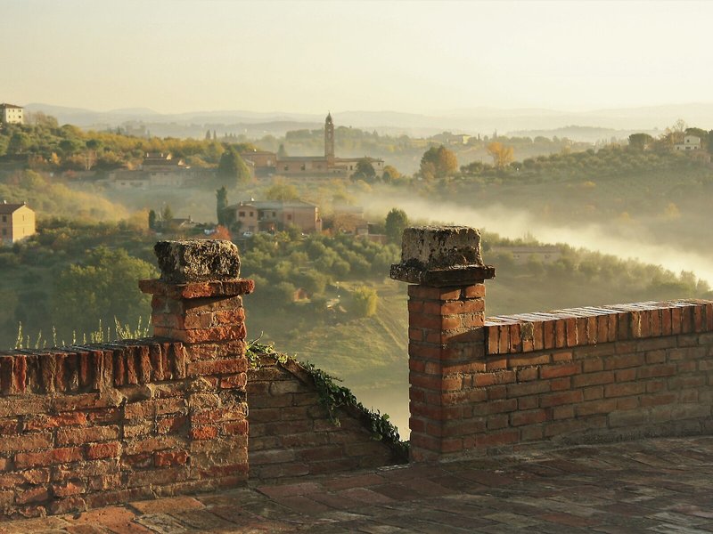 Palazzo di Valli in Siena, Florenz Außenaufnahme