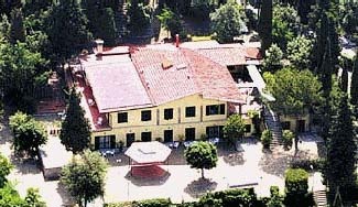 Villa dei Bosconi in Fiesole, Florenz Luftaufnahme