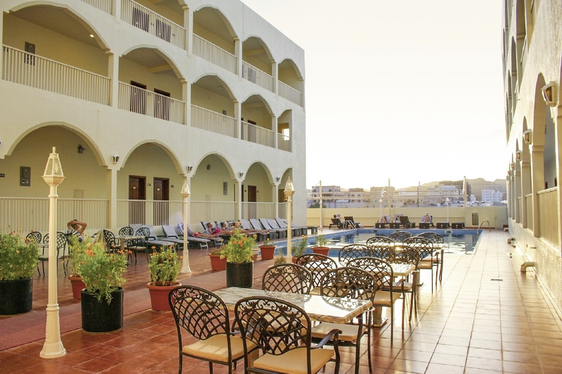 Al Diyar Hotel in Nizwa, Muscat (Oman) Terasse