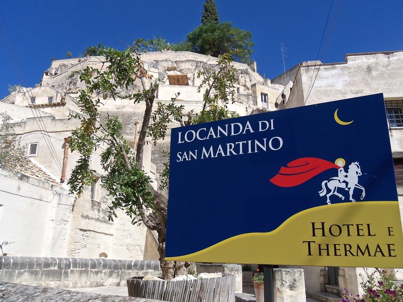 Locanda di San Martino - Hotel e Antiche Termae Romanae in Matera, Brindisi Außenaufnahme