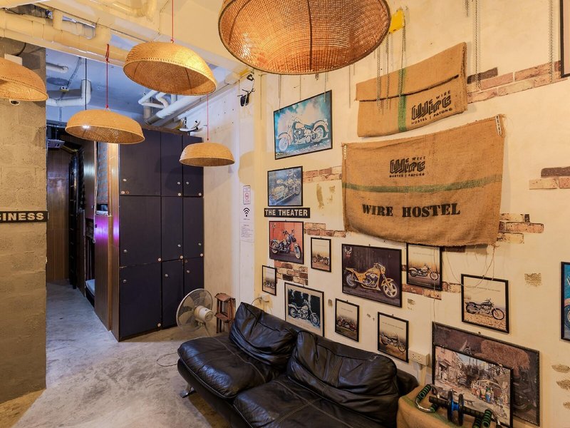 Wire Hostel Patong in Ko Phuket, Phuket (Thailand) Lounge/Empfang