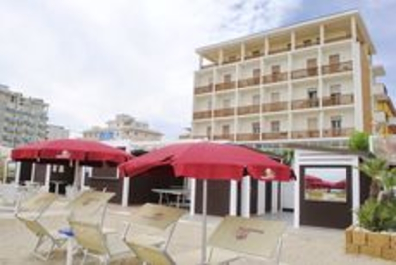 Hotel Tokio Beach in Lido di Savio, Rimini Terrasse