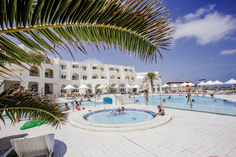 Hotel Telemaque Beach & Spa in Insel Djerba, Djerba (Tunesien) Terasse