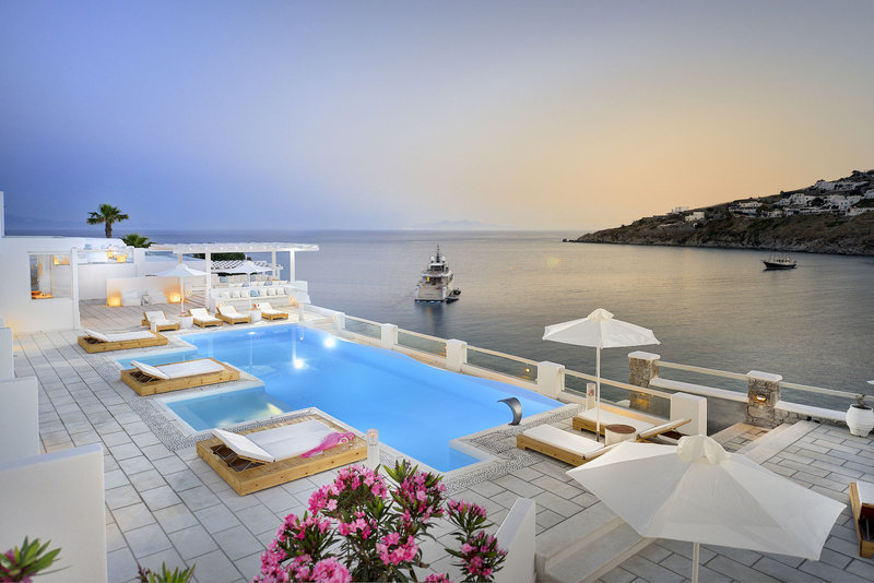 Nissaki Boutique Hotel in Platys Gialos, Mykonos Pool